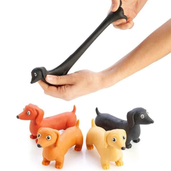 Stressbold / Klemmebold - Hund - Strækbar - 1-Pack