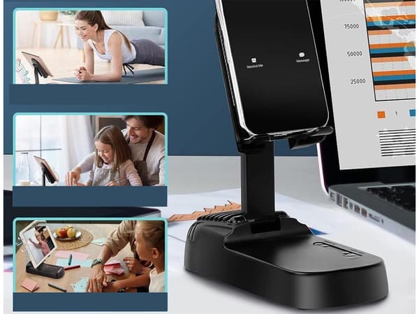 Bluetooth-kaiutin - Teleskooppijalusta virtapankilla