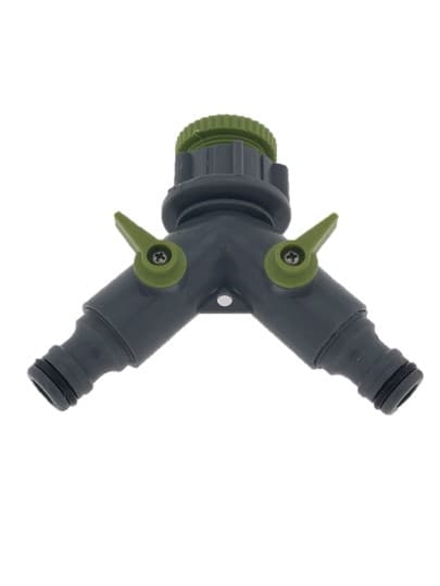 Vannkobling dobbel 1/2\"-3/4\"