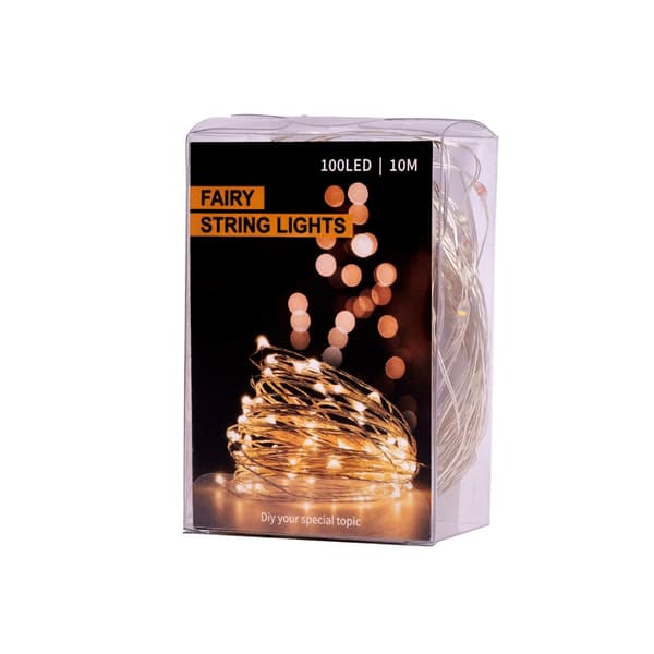 Ljusslinga / LED-slinga - 10m - Multifärg