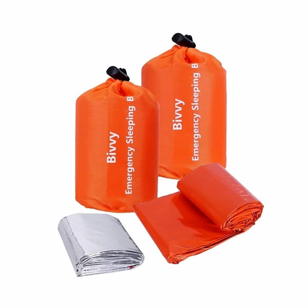 Nødsovepose / Bivvy - Sovepose for overlevelse - 12-Pack