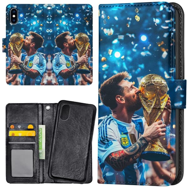 iPhone X/XS - Lommebok Deksel Messi