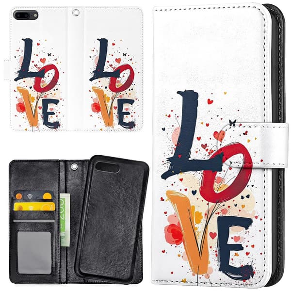 iPhone 7/8 Plus - Lommebok Deksel Love