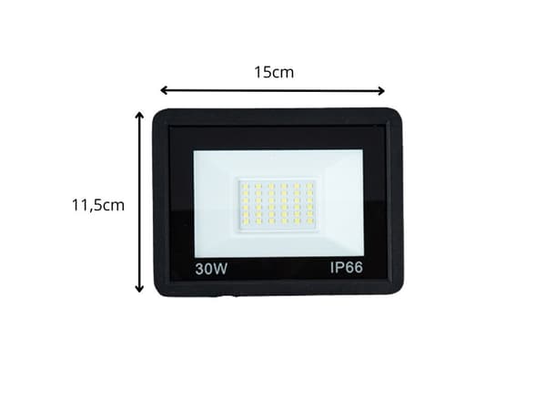 Strålkaster halogen spotlight led 30w 6000k utendørs vanntett ip66