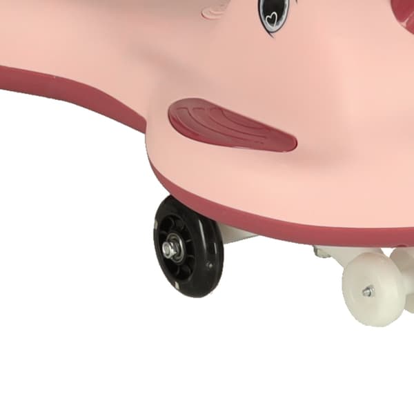 Gåbil med håndtak - Rosa