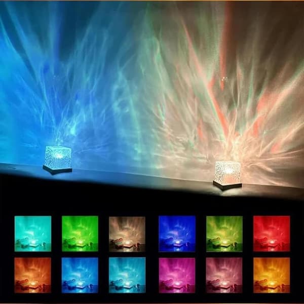 LED Havsprojektor med RGB Belysning – USB Driven