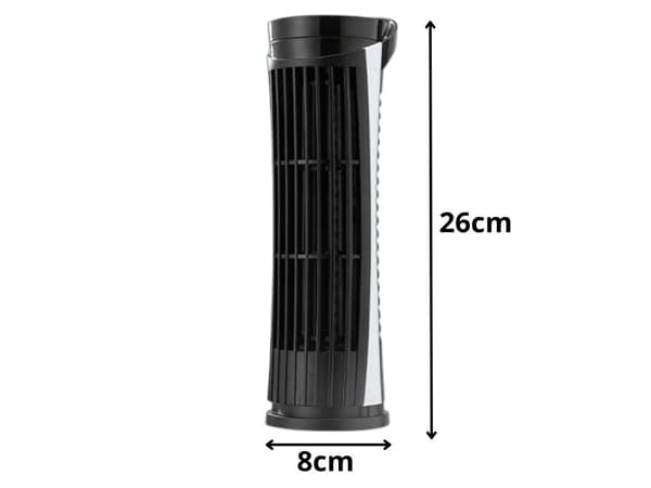 Mini-vifte LED - Skrivebordsvifte USB 2 hastigheter