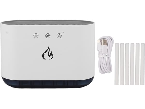 Luftfukter LED - Diffuser med RGB-lys og 6 dyser