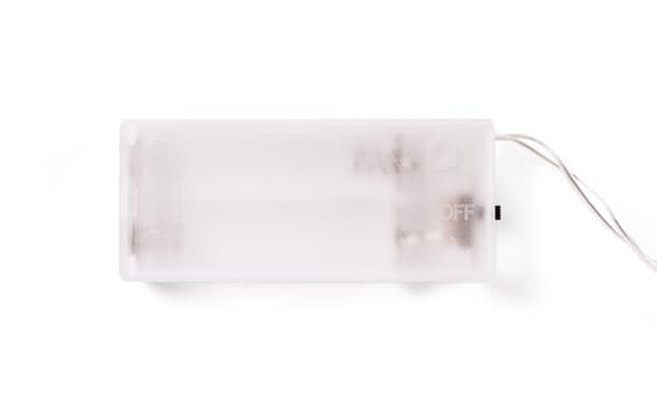 Ljusslinga bomullsbollar LED 10 st 1,52 m 2×AA