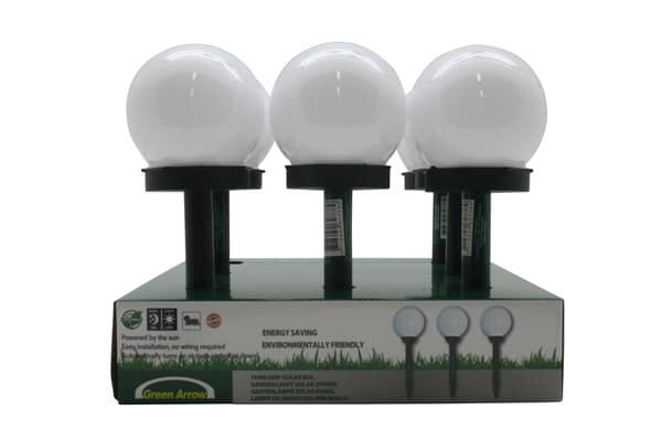 Trädgårdslampa solcell kula