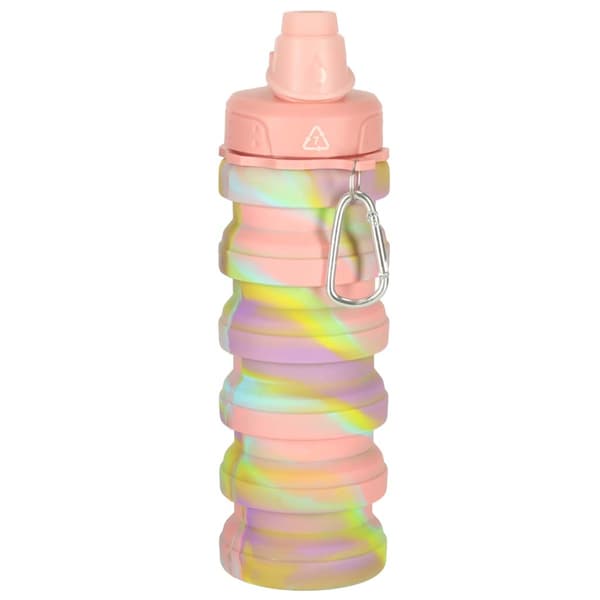 Vandflaske Sammenklappelig - 500 ml - MultiColor