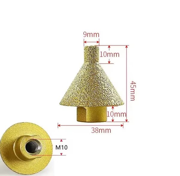 Diamantslib / Bor - Slib 50mm - 50 mm