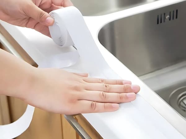 Tetningslist 3 m - For baderom og vask, sterk PVC