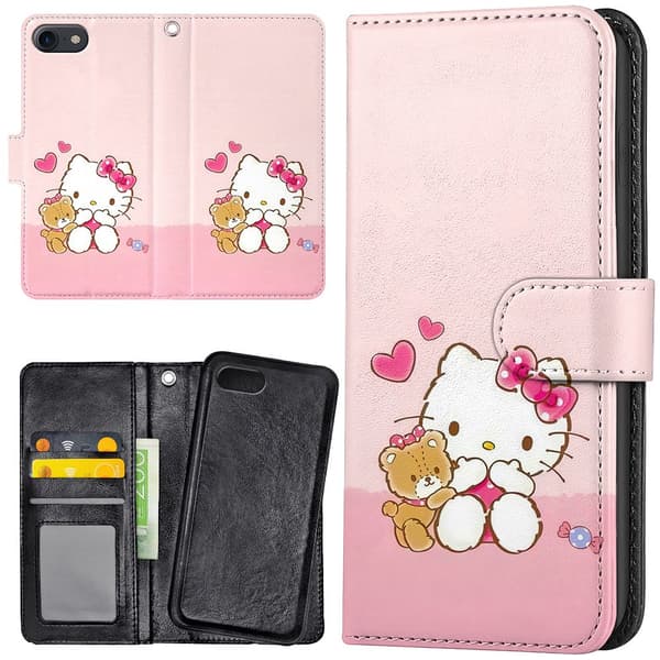 iPhone 7/8/SE - Lommebok Deksel Kitty