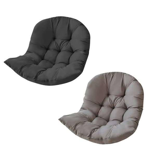 Dyna til hængestol – Stolsdyna 80×100 cm - 2-Pack Black