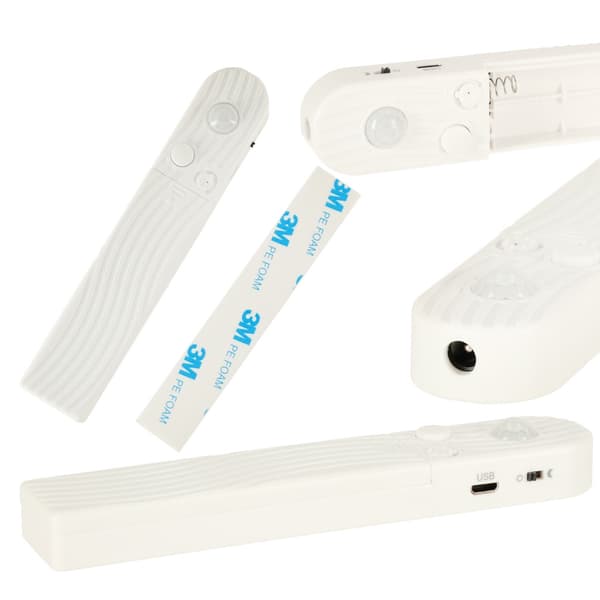 LED-stripe med bevegelsessensor - 1m - Kaldhvit