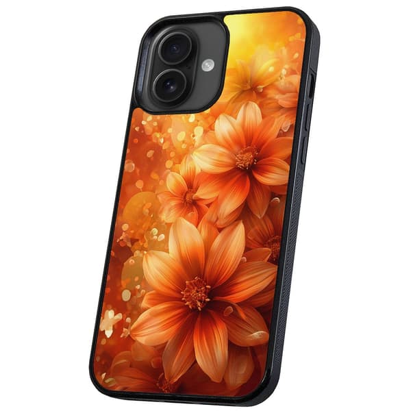 iPhone 16 Plus - Deksel/Mobildeksel Flowers