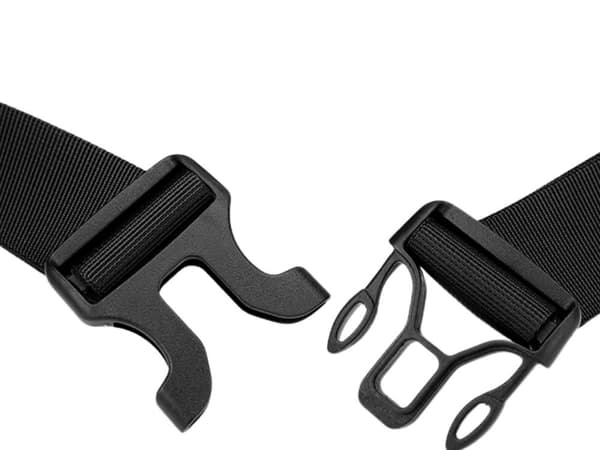 Mavetaske sport justerbar sort