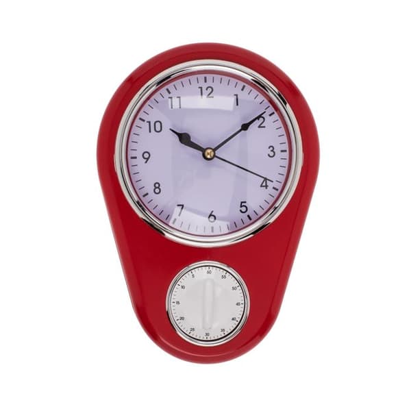 Veggur & Timer - Klokke med timerfunksjon - Yellow