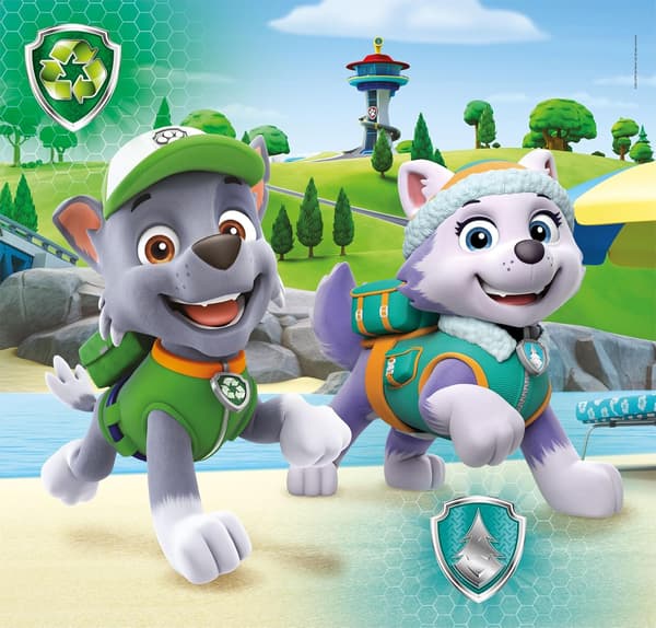 Paw Patrol Puslespill – 3x48 biter
