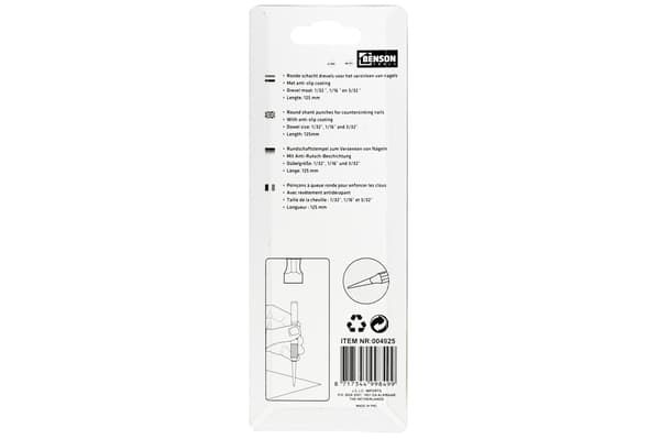Dornset 3-pak 125 mm farve