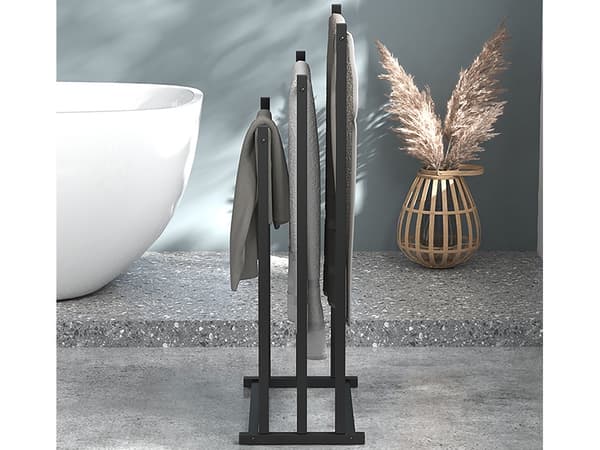 Håndklestativ metall - Loftdesign for baderom