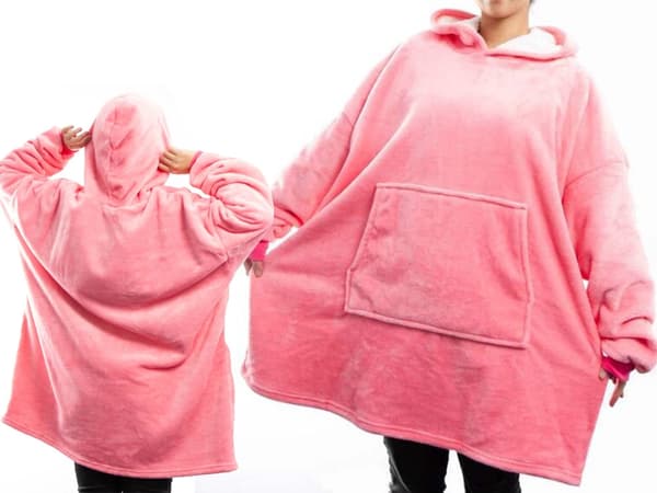 Oversized-Huppari Hupulla – Peitto - Pink