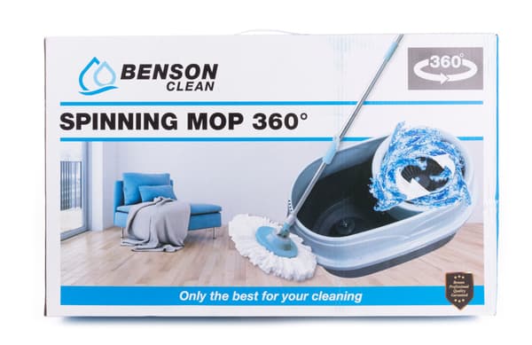 Moppi ja ämpäri 360° pyörivä