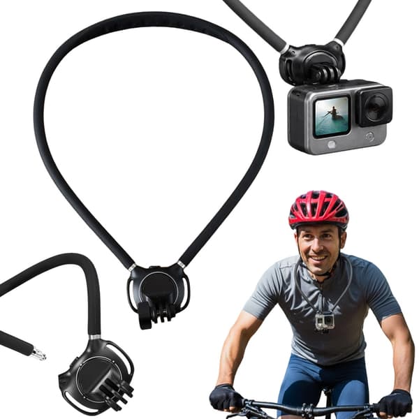 Flexibelt nackfäste kamera 360° roterbart