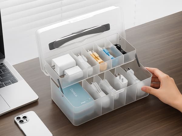 Kabelorganisator elektronikk oppbevaring