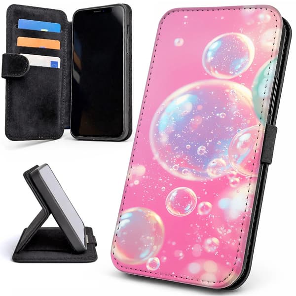 Lommebok Deksel / Mobildeksel til iPhone 13 - Bubbles