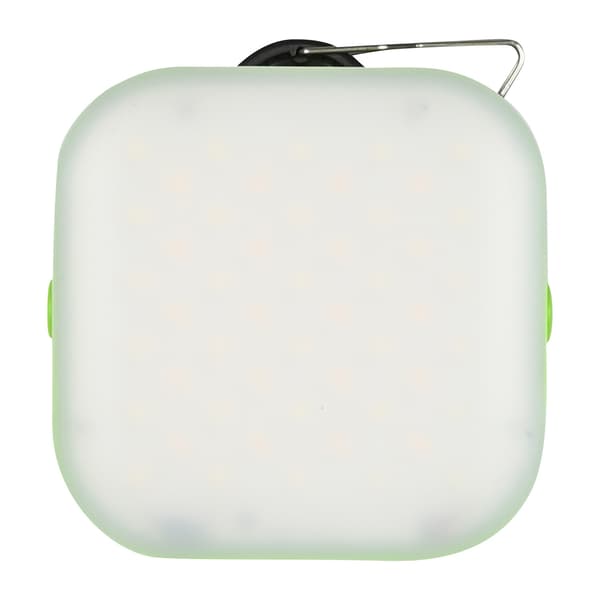 Campinglampe solcelle med powerbank