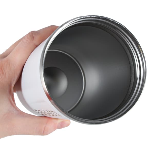 Termosmugg med LED-display - 500 ml - White