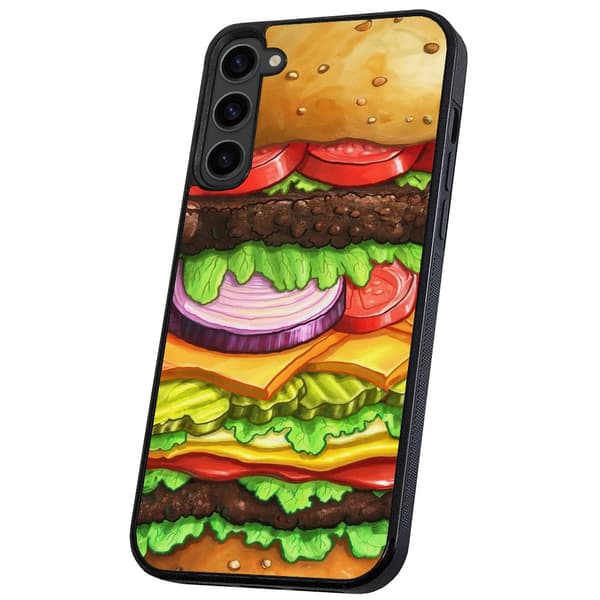 Samsung Galaxy S23 Plus - Deksel/Mobildeksel Hamburger