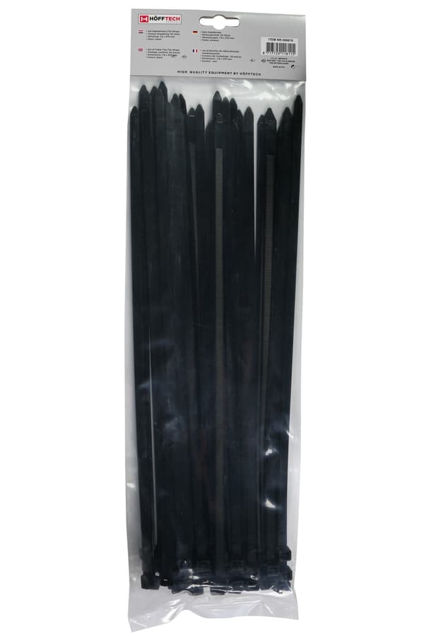Nippuside 7.6 x 370 mm 50 kpl musta