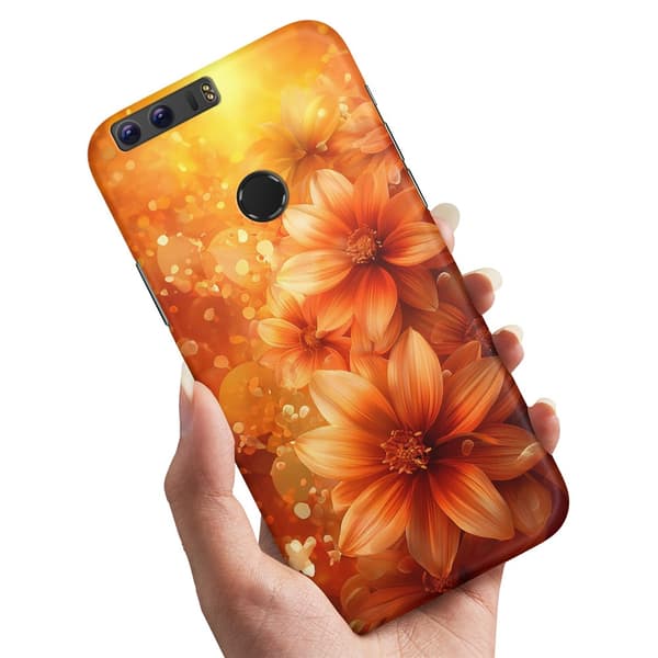 Deksel / Mobildeksel til Huawei Honor 8 - Flowers