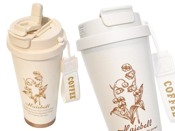 Termosmugg 530 ml med sugrör