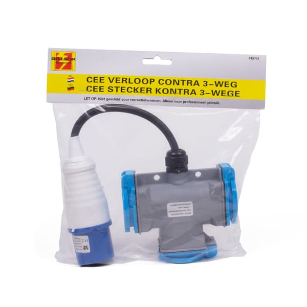 CEE-adapter 3-veis