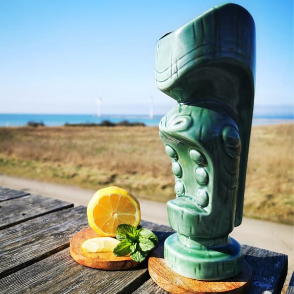Tiki Stort Glas 64 cl Grøn