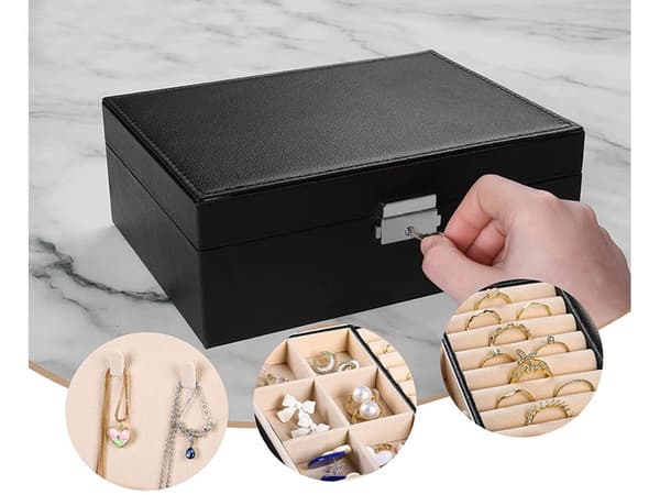 Smykkeskrin organizer elegant nøgleboks