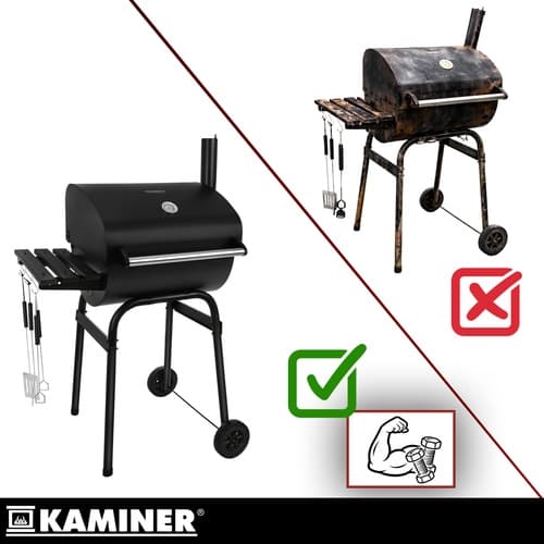 Grilli / Hiiligrilli lisävarusteineen - 82x51x117cm
