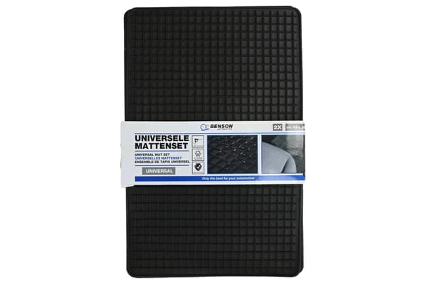 Bilmatter 2 stk 43 x 29 cm PVC bak