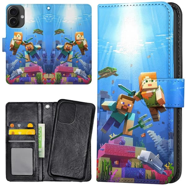 iPhone 16 Plus - Mobilcover/Etui Cover Minecraft