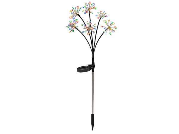 Solcellelampe LED fairy på spyd 2 stk