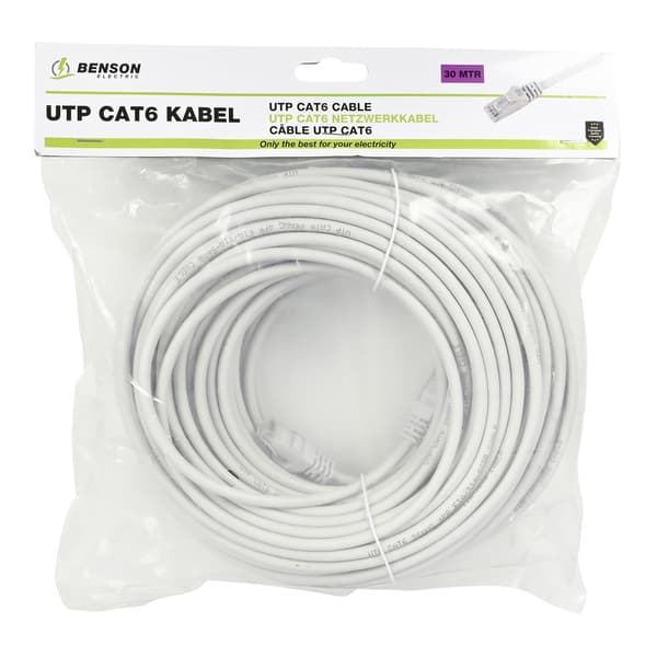Nettverkskabel CAT6 30 m