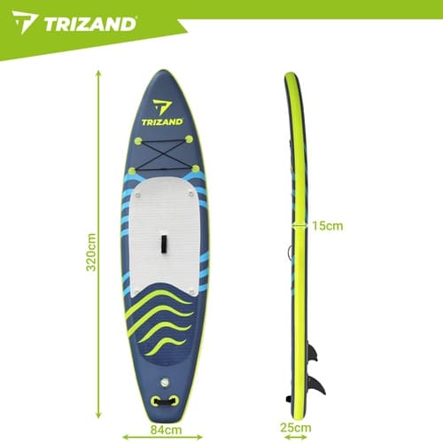 SUP-brett med tilbehør / Oppblåsbart padlebrett - 320 cm