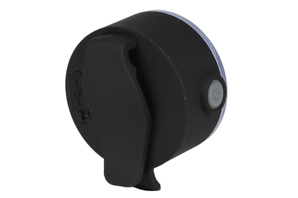 Cykellampa USB vit med klämma