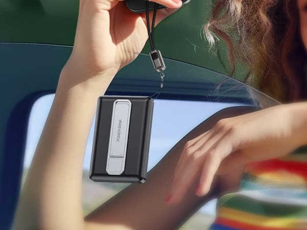 Powerbank trådløs hurtiglading 5000 mAh USB-C lightning 20W