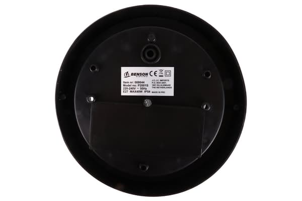 Lampa Bulleye pyöreä musta