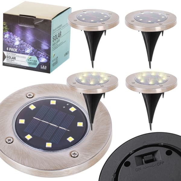 Havelys LED - Solcelle - 4 stk - Varmhvid